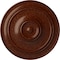 Ekena Millwork Small Classic Medallion (Canopies up to 10"), 40 1/4"OD x 3 1/8"P, Burnished Mahogany Crackle CM40CLBMC - alternate 1